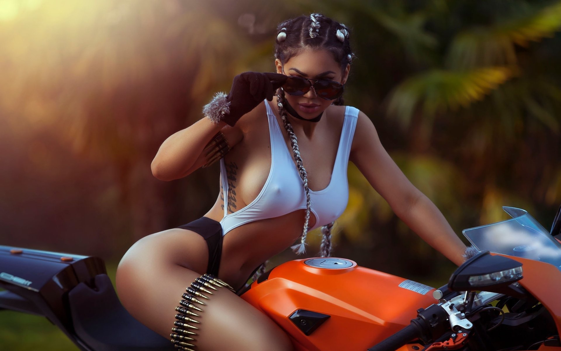 Take a pause and enjoy Girls with tattoos and motorcycles — streaming from Pyongyang